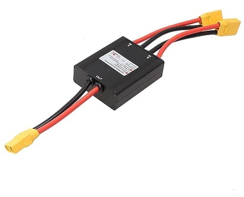 Lioaeust E-Bike Dual Battery Connection Adapter,Switcher Module Accessories For Parallel Connection Of Two Batteries Of The Same Voltage