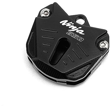 Motorrad Schlüsselhülle Für Kawasaki NINJA650 Ninja 650 Motorrad Schlüsseletui Cove Shell & Schlüsselanhänger Schlüsselanhänger Ring (Farbe : Schwarz)