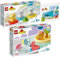 Lego DUPLO Juego de 3 piezas: 10965, diversión para bañera: tren de animales flotante, 10966 diversión para bañera: isla de animales flotante y ballena 30648