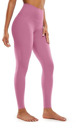CRZ YOGA Butterluxe Damen High Waist Sport Leggings Blickdicht Yoga Leggins Sporthose Workout Gym Yogahose - 71cm Samtstaub 40