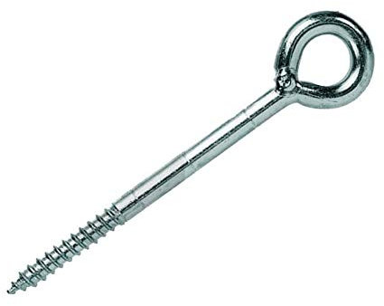 M12 Scaffolding Restraint Tie - Apollo Screw 23mm Eye - Scaffold Fixing Anchor Welded Eyelet Ring Bolt (25, M12 x 90mm)