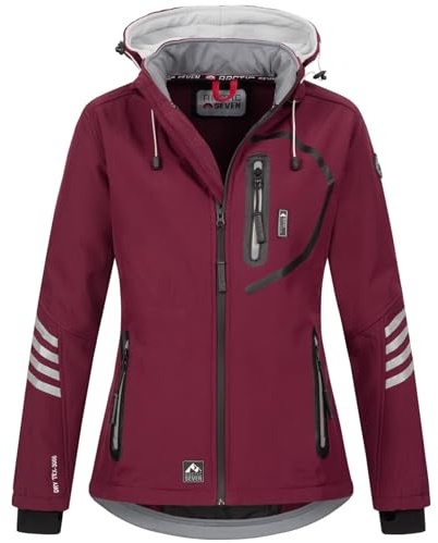 Arctic Seven Damen Softshell Funktions Outdoor Regen Jacke Sport Kapuze AS186