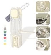 4 in 1 Cup Lid Gap Cleaning Brush, Multifunctional Insulation Bottle Cleaning Tools, Mutipurpose Tiny Silicone Cup Holder Cleaner, Home Kitchen Cleaning Tools