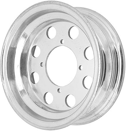 XHIKOWAT Motorrad-Felge, Aluminiumlegierung, Poliert, Motorrad-Vorderradfelge, Ersatz Monkey Z50 Q 50 8-Zoll-Reifen,R?der und Lager