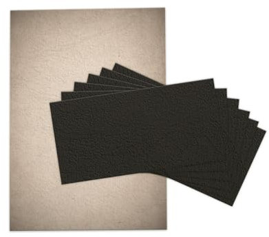 Briefpapier-Set Briefpapier braun mit Umschlag Briefbogen einfarbiges Papier selbstklebende Umschlag für Briefe Einladungen (25 Blätter + 25 Umschläge)