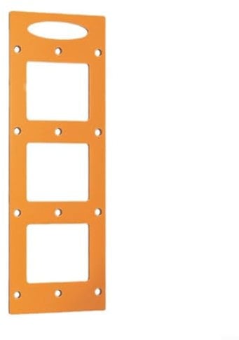 URPIZY 86 Junction Box Switch Socket Opening Tool Thickened Scribing Template for Front Back Usable Socket Box(Regular size 7x7cm)