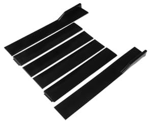 XMCMBS su Misura Minigonne Laterali per Auto per Fiat Grande Punto (2006-2012),Minigonne Laterali Inferiori 6 Pezzi ABS,Gonna Laterale per Auto Tenacità AntiGraffio Accessori