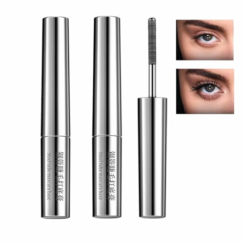 Eyelash Pflegender Mascara Wasserfest Schwarz Primer vor der Mascara Volumen und Länge Wasserdicht Schweißfest Wimpernverlängerung Primer Nicht verschmieren Lang anhaltende Stäbe 2Pcs