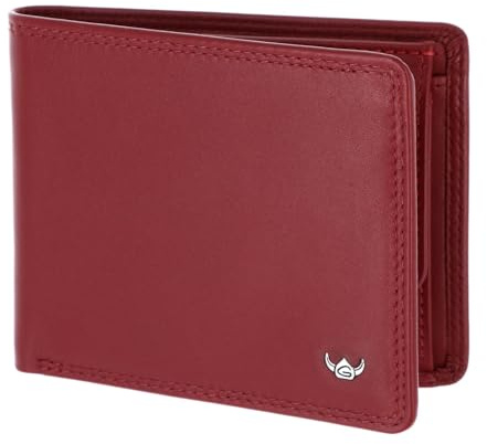 Golden Head Leder Geldbörse Polo RFID Protect Scheintasche 1133 Rot dunkelrot