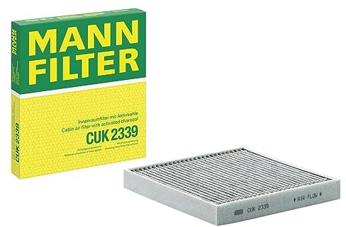 MANN-FILTER CUK 2339 Innenraumfilter/Kabinenluftfilter - Pollenfilter mit Aktivkohle - für Pkw + Transporter