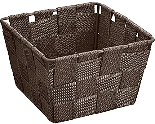 WENKO 20684100 Aufbewahrungskorb Adria M, quadratisch, braun