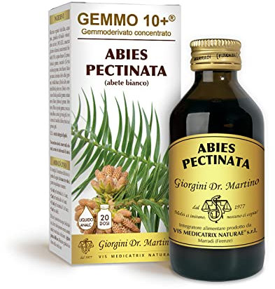 Dr Giorgini Integratore Alimentare, Abete Bianco Gemmoderivato Concentrato Liquido Analcoolico - 100 ml