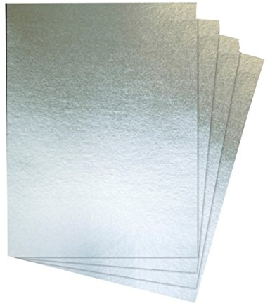 Casa di carta e cartoncino, formato A3, 240 g/mq – argento (confezione da 30 fogli)