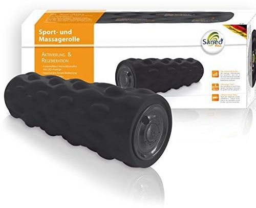 SaneoROLL+ Faszienrolle mit Tiefenvibration | für intensives Faszien Training | Fitnessrolle | deutsche Markenqualität