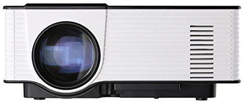 CHANYO Portable projector, Adjustable distance VS-314 Mini Projector 1500ANSI LM LED 800x480 WVGA Multimedia Video Projector, Support VGA/HDMI/USB/TF Card/AV/TV Interfaces, Projecting Distanc
