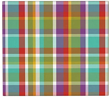 Geschirr-Trocknungsmatten,Madras Plaid Lime absorbierende Abtropfmatte Spüle Matte Pad 41X46 cm