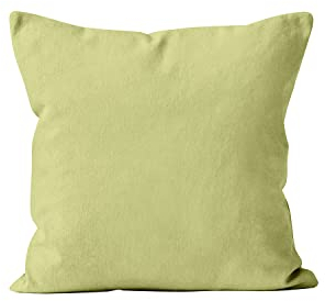 Soleil d'ocre Federa per Cuscino, Poliestere, Verde (Verde Limone), 40 x 40 cm