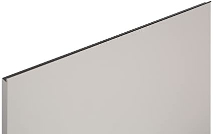 Gedotec Möbelgriffe aus Aluminium | 1 Stück Türgriffe für Schränke - Schwarz matt zum Eindrücken in die Möbelkante | GRADA 0343 | Länge: 297 mm | Griffe für Küchenschränke Schrankgriffe Griffe Möbel