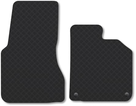 Smart Fortwo (2014-2021) 3mm Rubber Car Mats | Tailored Fit Durable Floor Mats Full Coverage Protection Waterproof Accessories Easy Clean Anti Slip Made in the UK