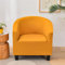 Morbuy Sesselhussen 1 Sitz, Stretch Sesselbezug Universal Sesselschoner Elastisch Sesselüberwurf Sofahusse mit Armlehnen für Clubsessel Loungesessel Cocktailsessel (Erdiges Gelb)