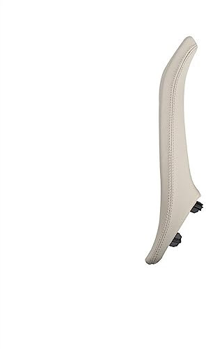 OMDHATU Car Inner Interior Door Handle for B&MW F10 F11 5 Series 51417225852 Left Right Car Interior Passenger Door Leather Pull Handle (Color : Left Oyster)