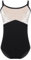 inlzdz Kinder Mädchen Samt Ballettbody Tanzbody Tanzbekleidung Träger Turntrikot Turnbody Gymnastik Leotard Gymnastikanzug Turnanzug Schwarz 98-104