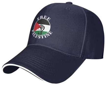 Melbrakin Ich stehe mit Palästina-Hut, freiem Palästina-Hut, Palästina-starkem Hutende, israelischer Besatzungsmütze, Verstellbarer Baseballkappe