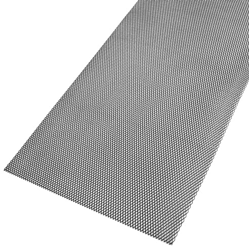 Alu Racing Gitter | 100 * 33 cm schwarz | Masche 4 * 8 mm | Auto Tuning Renngitter
