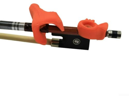 Appareil correcteur universel pour archet de violon, alto, archet de violon, accessoire de remplacement, prend en charge les roses incurvées (orange)