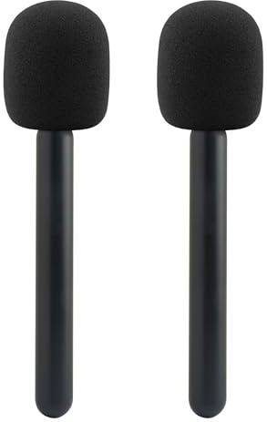 JCMOYUTY DJI Mikrofonhalter, Ständer für DJI Mic 1/2, Ersatz-Interview GO Handheld-Adapter für Rode Wireless GO II / 2 / ME/Pro, kabelloser Lav-Mikrofon-Griffhalterung, 2er-Pack Adapterzubehör