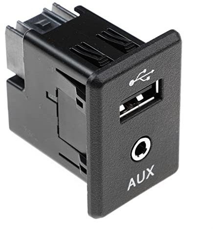 BTFWM Car Auto Accessorie USB AUX Port Adapter Audio Player And USB Socket, for Nissan, for X-trail, for Rouge, for Qashqai 795405012 Input Adapters