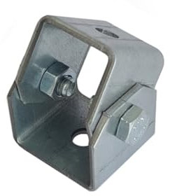 Giunto universale, giunto snodo, giunto snodato, giunto girevole per M6 in acciaio zincato