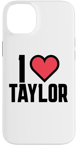 I Heart Taylor Love Design Case for iPhone 14 Plus