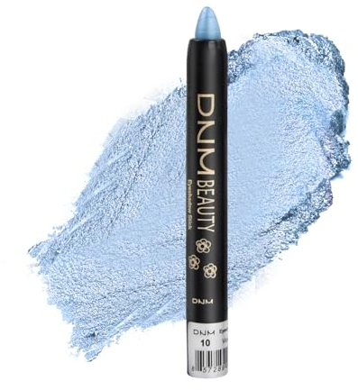 Wasserdichter Lidschatten Bleistift Hervorhebung, Drehbarer Lidschatten-Stift Schimmernd Eyeshadow Pen Creme Glitzer Eyeshadow Pencil Crayon, Erstellen Sie glitzerndes Augen-Make-up (Himmelblau)