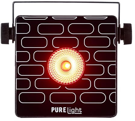 PURElight PIKO BAT II, 10W LED Scheinwerfer, RGBWAUV, 20° Abstrahlwinkel, Kabellos, Bis zu 15 Stunden Betriebsdauer, Akkubetrieben