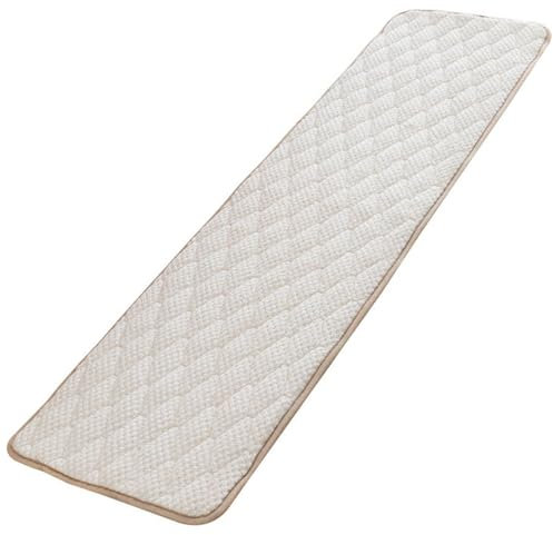 VEAI Bankkissen Outdoor 150cm/120cm/100cm/80cm x 40cm/35cm/30cm,Bankauflage 2/3/4 Sitzer,Rechteckige Rutschfestes Sitzkissen für Gartenbank Schaukel, Terrasse, Esstisch, Bank, Drinnen(Beige,30x80cm)