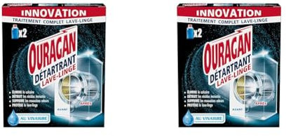 Ouragan Détartrant au Vinaigre Lave-Linge 2 x 250 ml (Lot de 2)