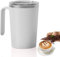 Taza autoagitable: taza de café eléctrica de 380 ml, taza de agitación magnética automática, taza de acero inoxidable con tapa, taza mezcladora para café, cacao, té, jugo, leche