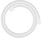 hansgrohe AXOR ShowerSolutions flexible de douche textile, 1600mm, écrou conique et cylindrique, 28259, Couleur: Blanc mat