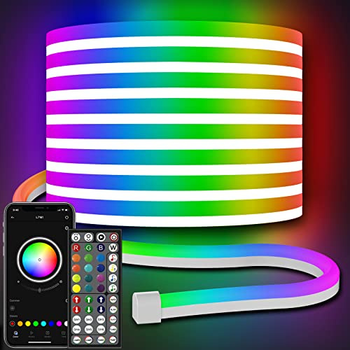 AILBTON 36m Neon Led Strip,Flexible LED Streifen,Control with App/Remote,Multiple Modes,Music Sync Gaming Led Strip Lights for Bedroom Indoor