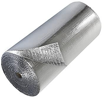 Isolierfolie Dämmfolie Luftpolsterfolie, Wärmedämmrolle, Garagentor-Dämmset, wärmereflektierende Strahlungsbarriere, spart Energie und ist wasserdicht für Wand, Boden, Dach, Wohnwagen