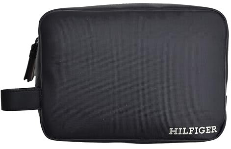 Tommy Hilfiger Trousse de toilette piqué - Taille unique - Bleu sidéral, bleu, Trousse de toilette