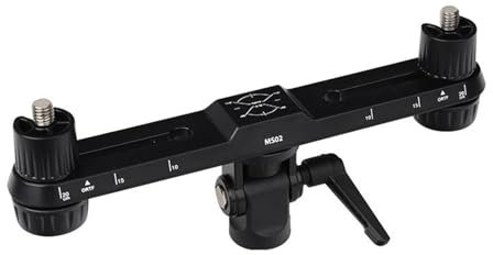 MS02 Stereo Microphone Bracket With Twin Mic Holder And Adjustable Boom Stand For Professional Auditory Work