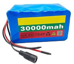 29,4 V 30 Ah 7S4P E-Bike-Akkupack für 50 W bis 500 W Motoren, E-Bike-Akkupack mit Ladegerät