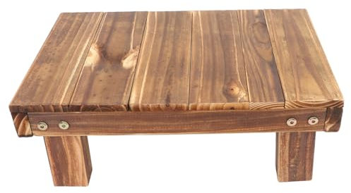 HEMOTON Support de Plantes Étagère pour Fleurs Banc de Jardin Multifonctionnel pour Balcon Salon et Décor Intérieur