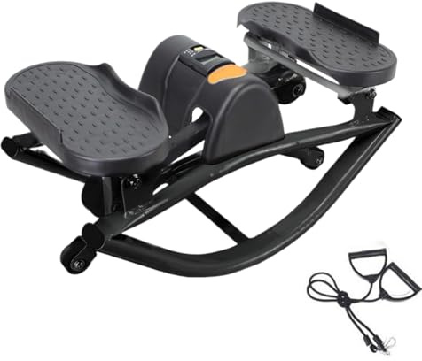 Stepper a dondolo, Stepper fitness a dondolo laterale per ginocchia e articolazioni, Attrezzatura per esercizi di allenamento per gambe e glutei, per gambe, glutei, addominali