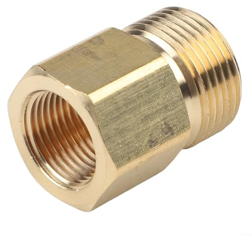M22 Hochdruckreiniger-Adapter, Messing-Schlauchverbinder mit Schnellverbindung, 3/8-Zoll-Innengewinde für Gartenschlauch, Pumpen, Schlauchtrommeln