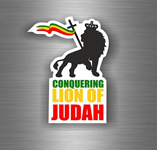 Self-Adhesive Car Sticker - Rasta, Reggae, One Love, Lion, Jamaican Flag - Ref 23