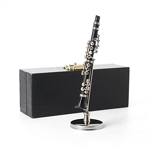 Odoria 1/12 Miniatur Klarinette Puppenhaus Musikinstrumente Zubehör