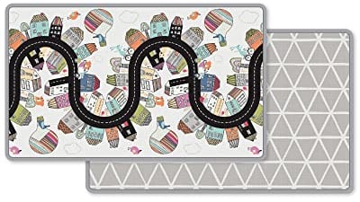 Skip Hop 243102 Vibrant Village – Wende – Spielteppich, mehrfahrbig